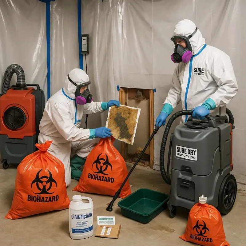 Contaminated Water Handling Protocols process in Bohners Lake, WI