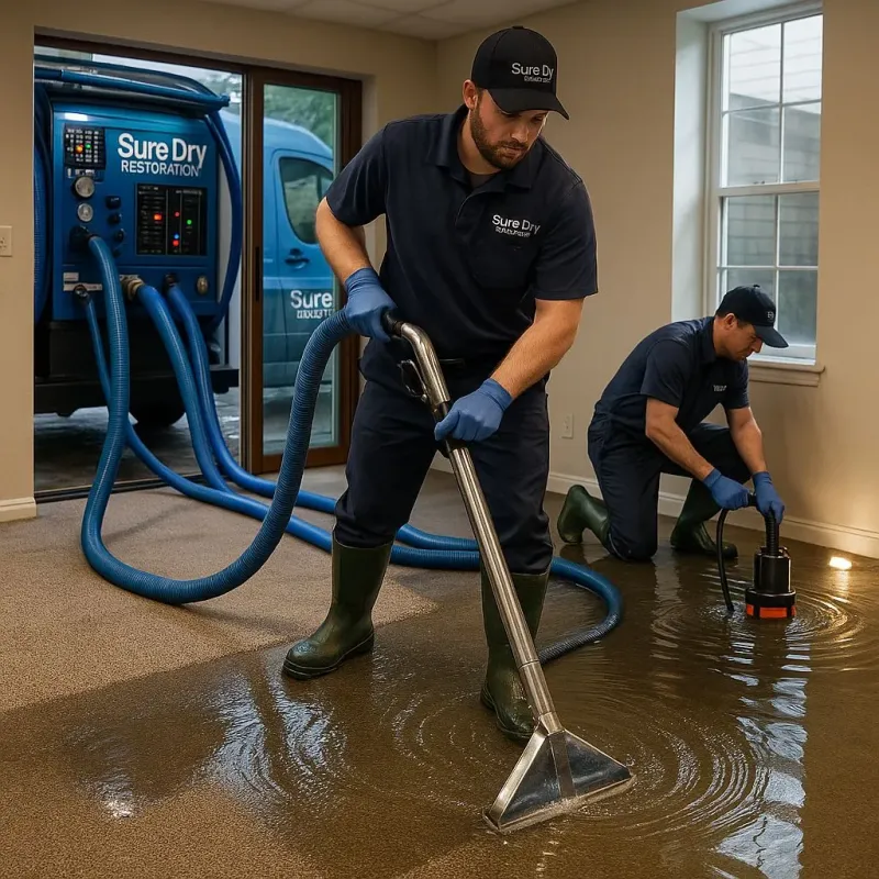Water Extraction and Removal process in Bohners Lake, WI